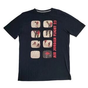 Nike Air Jordan Flight 23 Jumpman Tee Black Mens L